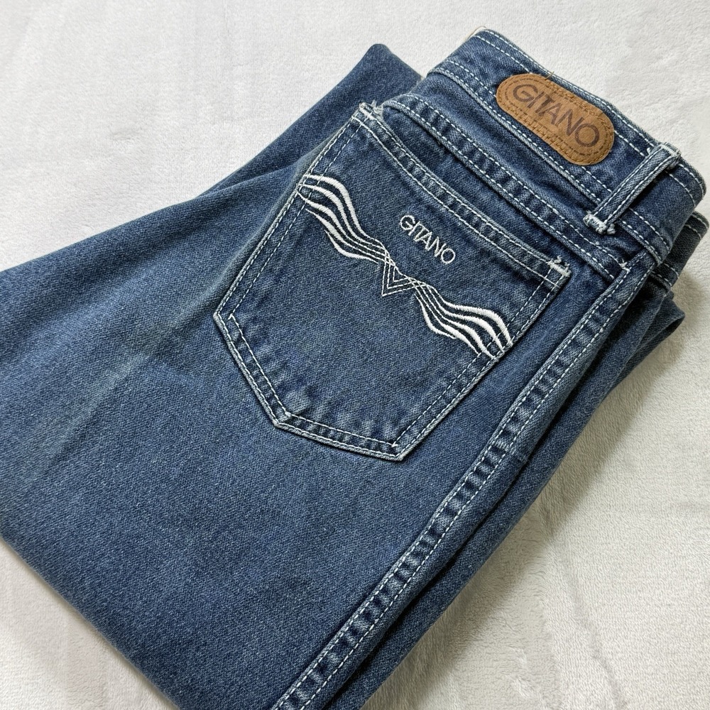 Vintage Gitano Dark Wash Jeans Size 9/10‎ Straight Leg Mom Jeans 80s 90s Retro